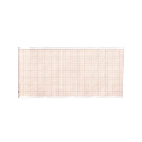 Carta termica ECG 110x20 mmxm - rotolo griglia arancio