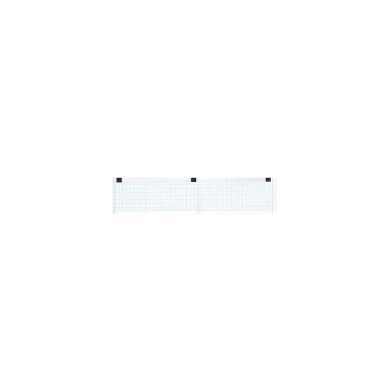 Carta termica ECG 50x30 mmxm - rotolo griglia blu