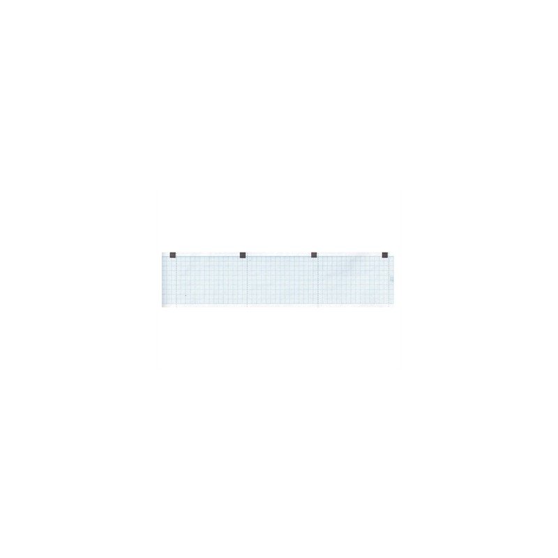 Carta termica ECG 60x15 mmxm - rotolo griglia blu
