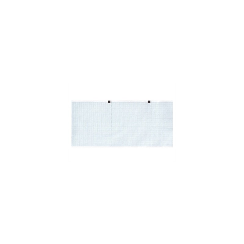 Carta termica ECG 120x18 mmxm - rotolo griglia blu