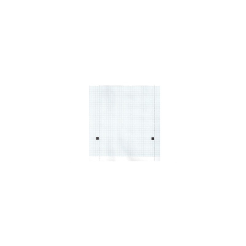 Carta termica ECG 210x20 mmxm - rotolo griglia blu