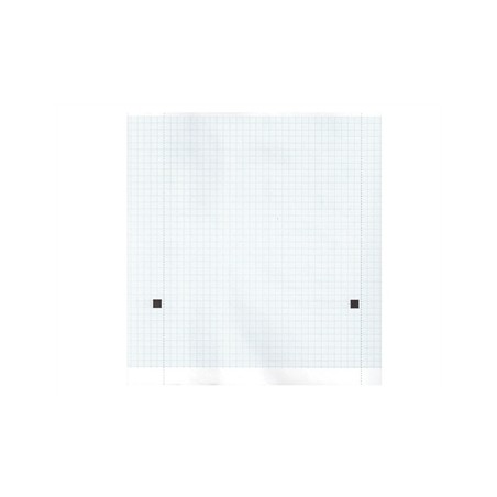 Carta termica ECG 210x20 mmxm - rotolo griglia blu