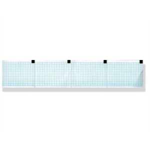 Carta termica ECG 60x75 mm x 250 - pacco griglia blu