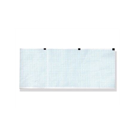 Carta termica ECG 120x100 mm x 300 - pacco griglia blu