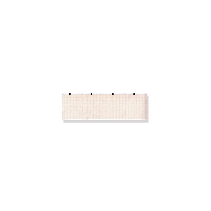 Carta termica ECG 90x70 mm - pacco griglia arancio