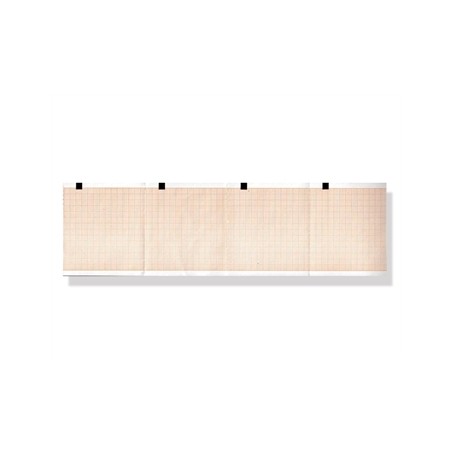 Carta termica ECG 80x70 mm - pacco griglia arancio