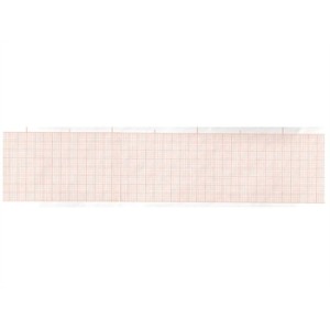 Carta termica ECG 50x30 mmxm - rotolo griglia arancio