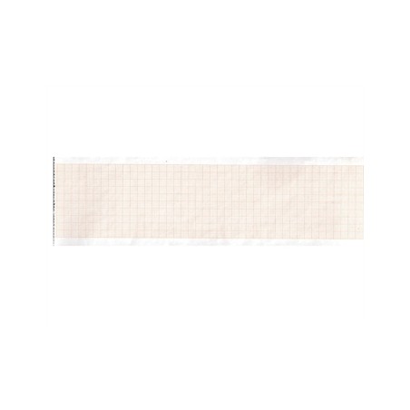 Carta termica ECG 63x30 mmxm - rotolo griglia arancio