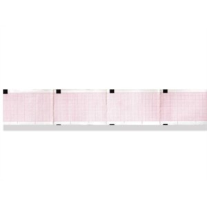 Carta termica ECG 50x75 mm x 400 - pacco griglia arancio