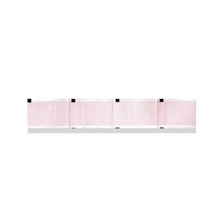 Carta termica ECG 50x75 mm x 400 - pacco griglia arancio