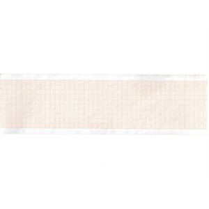 Carta termica ECG 63x30 mmxm - rotolo griglia arancio