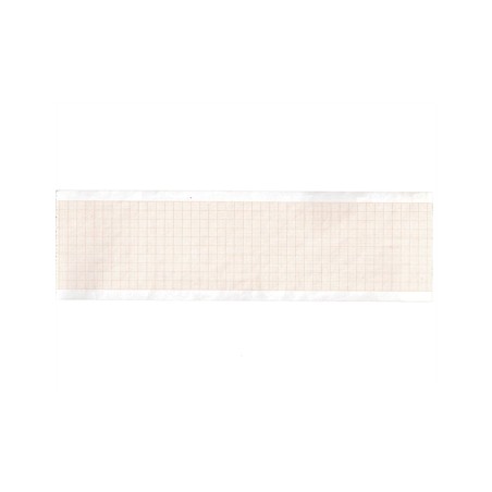 Carta termica ECG 63x30 mmxm - rotolo griglia arancio