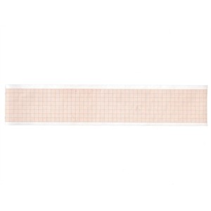 Carta termica ECG 50x23 mmxm - rotolo griglia arancio