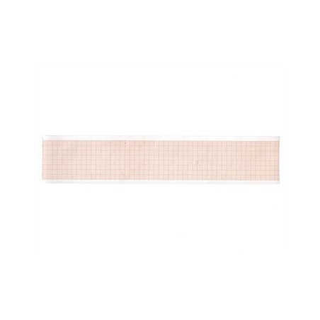 Carta termica ECG 50x23 mmxm - rotolo griglia arancio