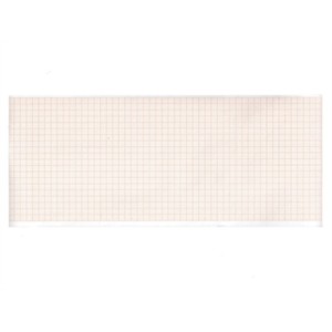 Carta termica ECG 107x25 mmxm - rotolo griglia arancio