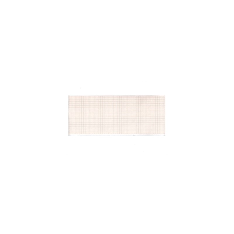 Carta termica ECG 107x25 mmxm - rotolo griglia arancio