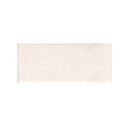 Carta termica ECG 107x25 mmxm - rotolo griglia arancio