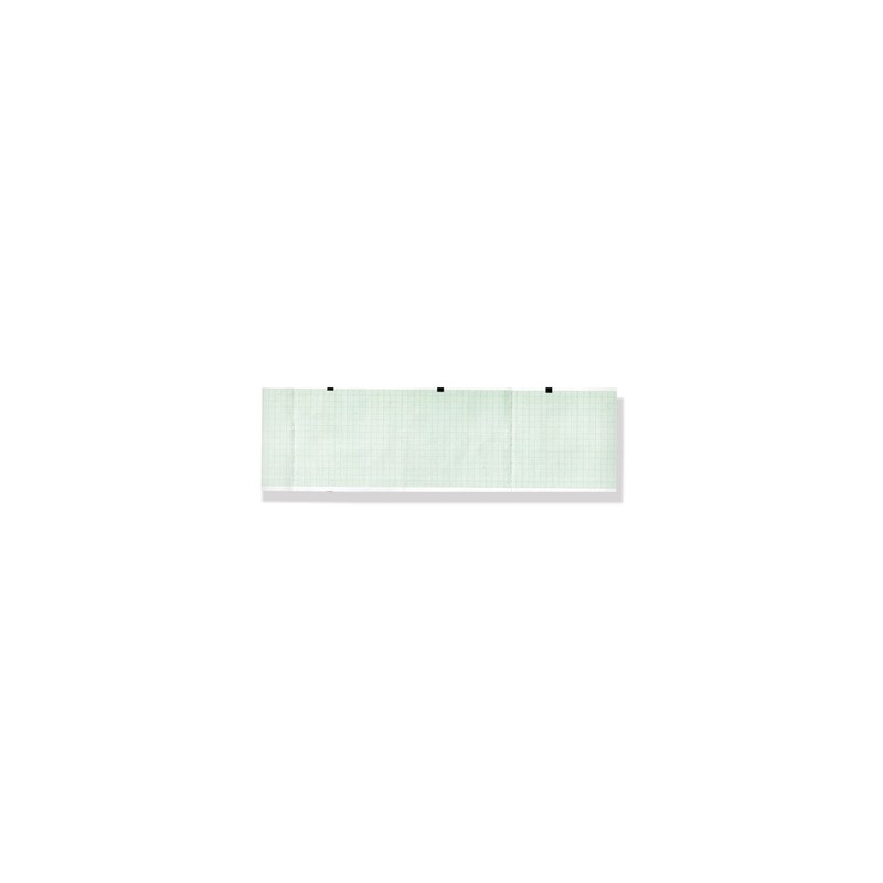 Carta termica ECG 90x90 mmxm - pacco griglia verde