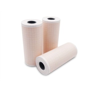 Carta termica ECG 100x20 mmxm - rotolo griglia arancio