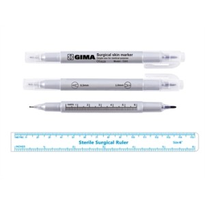 PENNA DERMATOLOGICA - doppia punta 0,5 e 1,0 mm - sterile