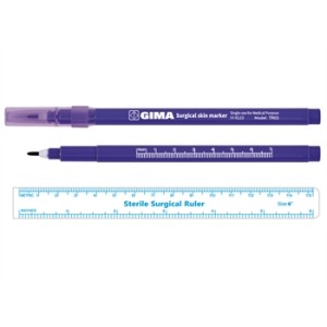 PENNA DERMATOLOGICA - punta singola 1,0 mm - sterile