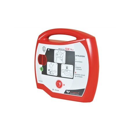 DEFIBRILLATORE AED RESCUE SAM - italiano