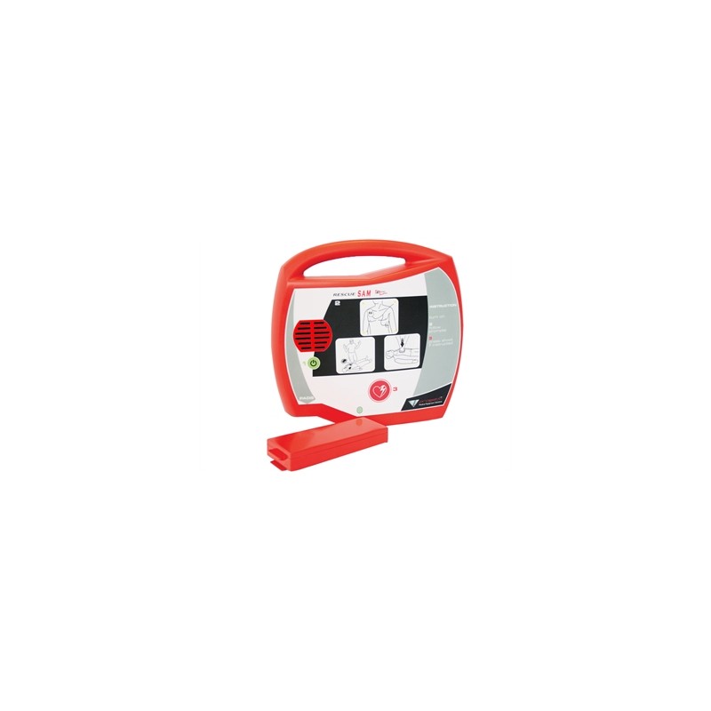 DEFIBRILLATORE AED RESCUE SAM - spagnolo