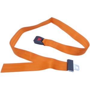 CINTURA DI SICUREZZA 1 pezzo - poliestere arancio - fibbia in metallo