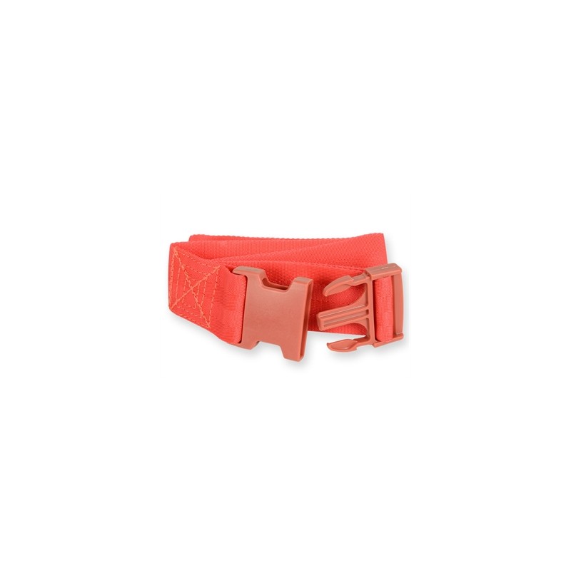 CINTURA fibbia in plastica - rossa