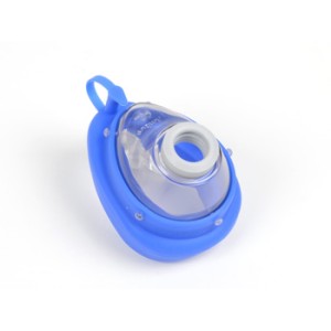 MASCHERINA AMBU NR. 3/4 - adulto blu piccola