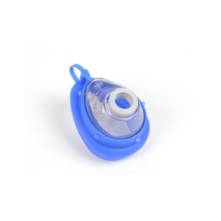 MASCHERINA AMBU NR. 3/4 - adulto blu piccola