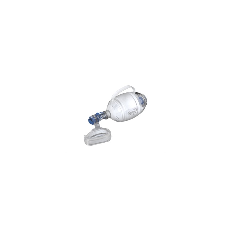 PALLONE RIANIMATORE IN SILICONE con maschera N. 5 - adulti