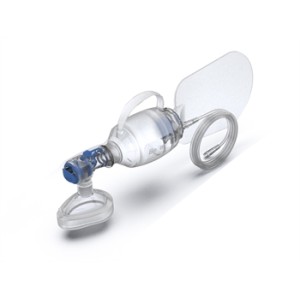 KIT PALLONE RIANIMATORE IN SILICONE con maschera N. 3 - pediatrico