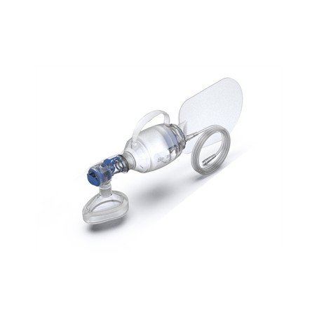 KIT PALLONE RIANIMATORE IN SILICONE con maschera N. 3 - pediatrico