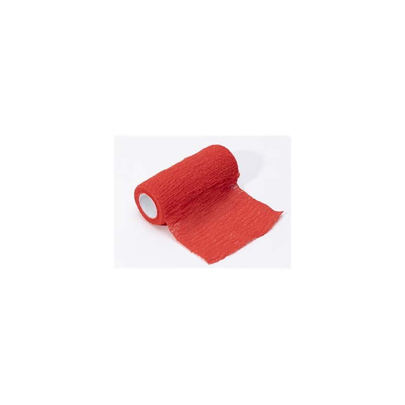 BENDA ELASTICA COESIVA 4 m x 8 cm - rossa
