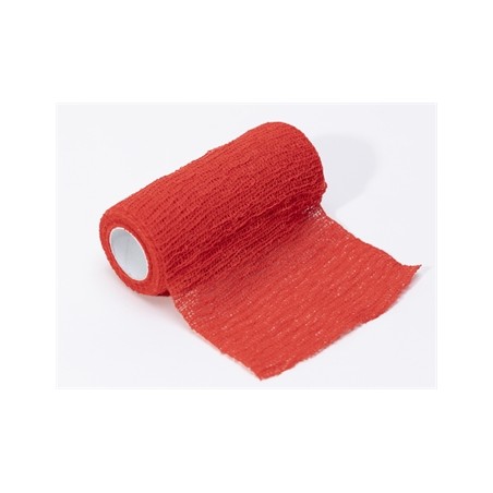 BENDA ELASTICA COESIVA 4 m x 8 cm - rossa