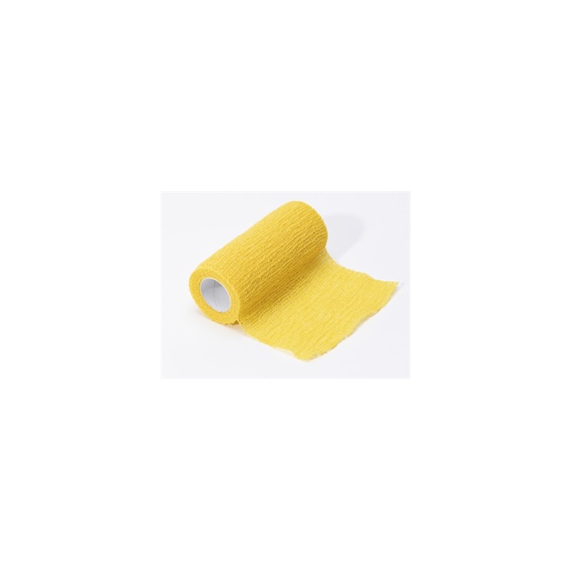 BENDA ELASTICA COESIVA 4 m x 8 cm - gialla