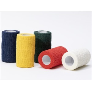 BENDA ELASTICA COESIVA 4 m x 8 cm - colori misti