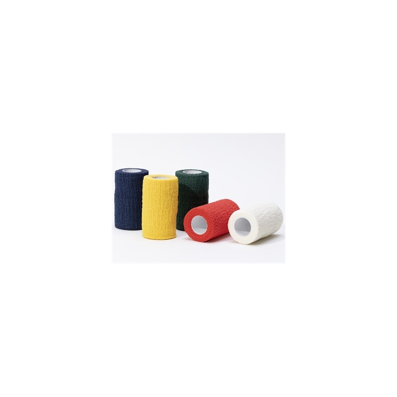 BENDA ELASTICA COESIVA 4 m x 8 cm - colori misti