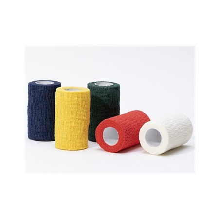 BENDA ELASTICA COESIVA 4 m x 8 cm - colori misti