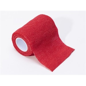 BENDA ELASTICA COESIVA TNT 4,5 m x 7,5 cm - rossa