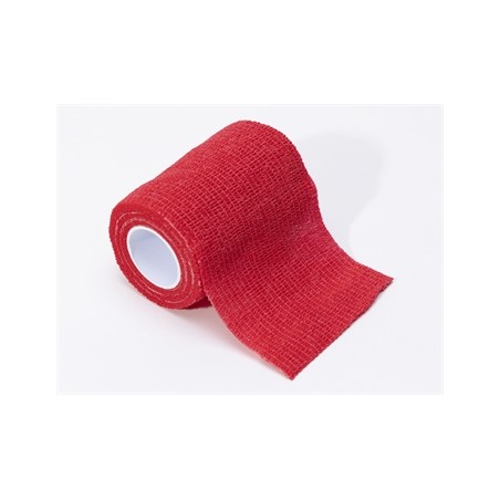 BENDA ELASTICA COESIVA TNT 4,5 m x 7,5 cm - rossa