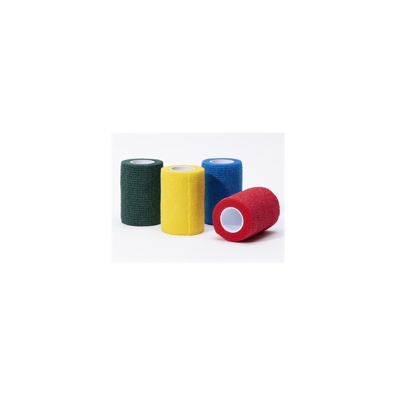BENDA ELASTICA COESIVA TNT 4,5 m x 7,5 cm - mix 5 colori