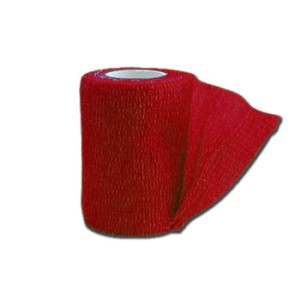BENDA ELASTICA COESIVA TNT 4,5 m x 10 cm - rossa