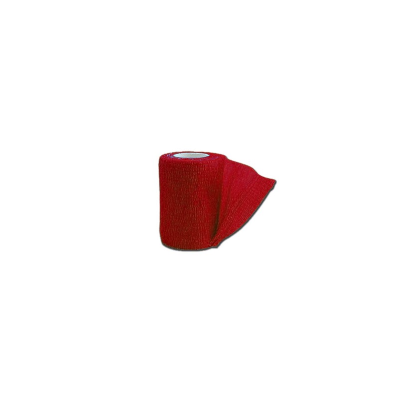 BENDA ELASTICA COESIVA TNT 4,5 m x 10 cm - rossa