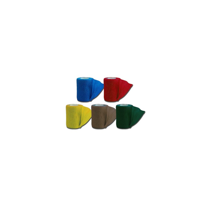 BENDA ELASTICA COESIVA TNT 4,5 m x 10 cm - mix 5 colori