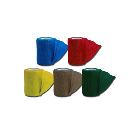 BENDA ELASTICA COESIVA TNT 4,5 m x 10 cm - mix 5 colori