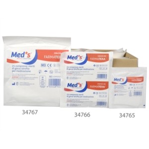 GARZA COTONE STERILE 15X15cm - buste da 25pz.