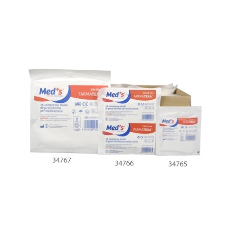 GARZA COTONE STERILE 15X15cm - buste da 25pz.