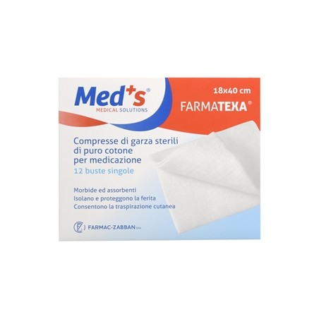 COMPRESSE GARZA COTONE 18X40 cm - scatole da 12